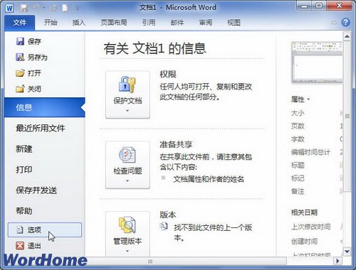 在Word 2010文档中键入时标记语法错误
