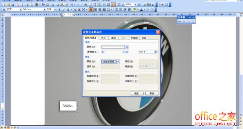 在WORD中编辑图片为其加上文字