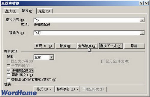 全部替换