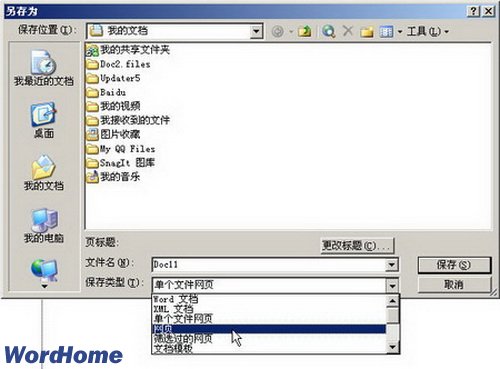 保存类型