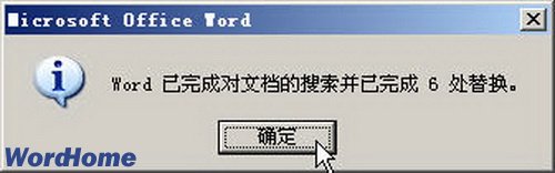 替换结果对话框